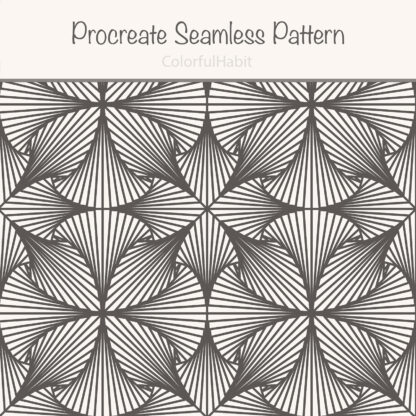 Procreate Geometric Seamless Pattern Brush by ColorfulHabit