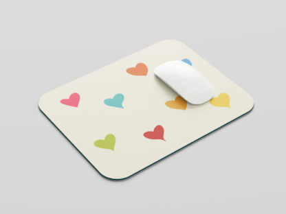 Heart Stamps for Procreate on Mousepad by ColorfulHabit