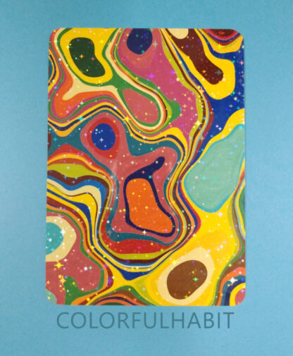 Psychedelic Sticker Sheets with Holographic Stars by ColorfulHabit 1
