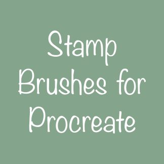 Stamp Brushes for Procreate