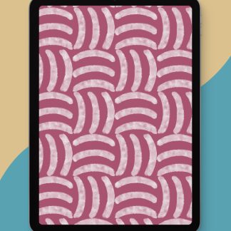 Seamless Repeating Textured Pattern Procreate Brush Displayed on iPad